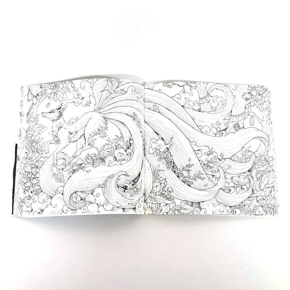 Mythomorphia Extreme Coloring Search Challenge Book Kerby Rosanes Uncolored 2017 - Picture 3 of 3